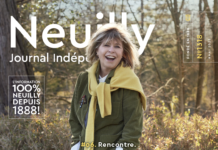 Couverture du Neuilly Journal de mai 2023. Rencontre avec Katherine Pancol