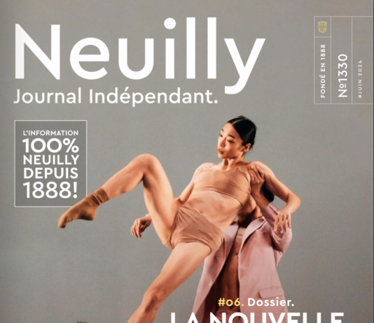 Couverture du Neuilly Journal de mai 2023. Rencontre avec Katherine Pancol