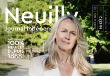 Couverture du Neuilly Journal de mai 2023. Rencontre avec Katherine Pancol