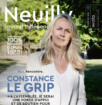 Couverture du Neuilly Journal de mai 2023. Rencontre avec Katherine Pancol