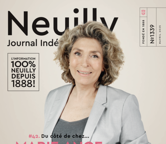 Couverture du Neuilly Journal de mai 2023. Rencontre avec Katherine Pancol