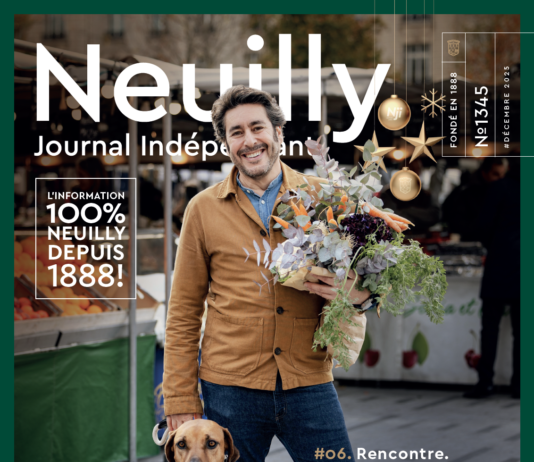 Couverture du Neuilly Journal de mai 2023. Rencontre avec Katherine Pancol